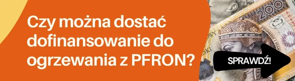 Grafika informacyjna zawiera pytanie i wezwanie do działania w sprawie dofinansowania z PFRON.Opis treści:Na pomarańczowym tle, w górnej części grafiki, widnieje pytanie napisane białą pogrubioną czcionką:„Czy można dostać dofinansowanie do ogrzewania z PFRON?”Poniżej, czarnym tekstem w pogrubionej czcionce, znajduje się słowo:„SPRAWDŹ!”Obok niego widnieje czarna strzałka skierowana w prawo.Dolna część grafiki ukazuje fragmenty polskich banknotów, widoczne są m.in. nominały 100 i 200 złotych oraz fragmenty napisu „Narodowy Bank Polski” i wizerunki historycznych postaci.Tło graficzne to połączenie intensywnego pomarańczowego koloru z delikatną siatką linii geometrycznych w tle, co tworzy nowoczesny i dynamiczny wygląd.Przekaz:
Grafika zachęca odbiorcę do sprawdzenia, czy można uzyskać dofinansowanie do kosztów ogrzewania z PFRON – prawdopodobnie kierowana do osób z niepełnosprawnościami lub ich opiekunów.